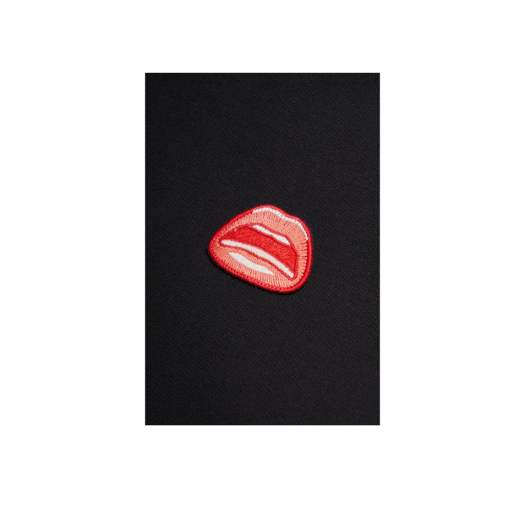 Tom Wesselmann Mouth Icon Patch Hoodie - Black