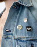 Glory Hole enamel pin by Dicks Don't Lie -  Lick my Liquorice