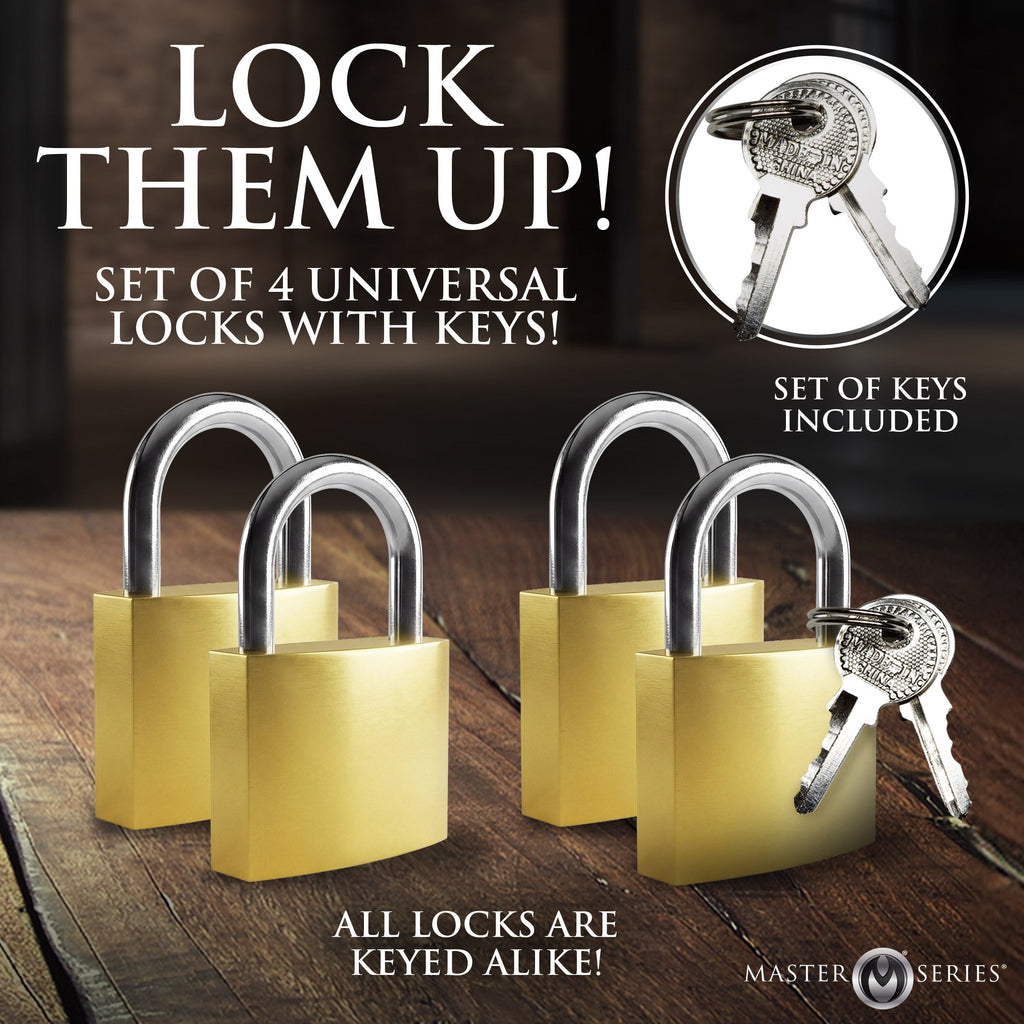 Single nickel-free padlock detail
