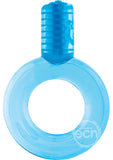 Go Vibe Ring Disposable Cock Ring - Blue