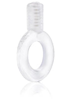 Go Vibe Ring Disposable Cock Ring - Clear