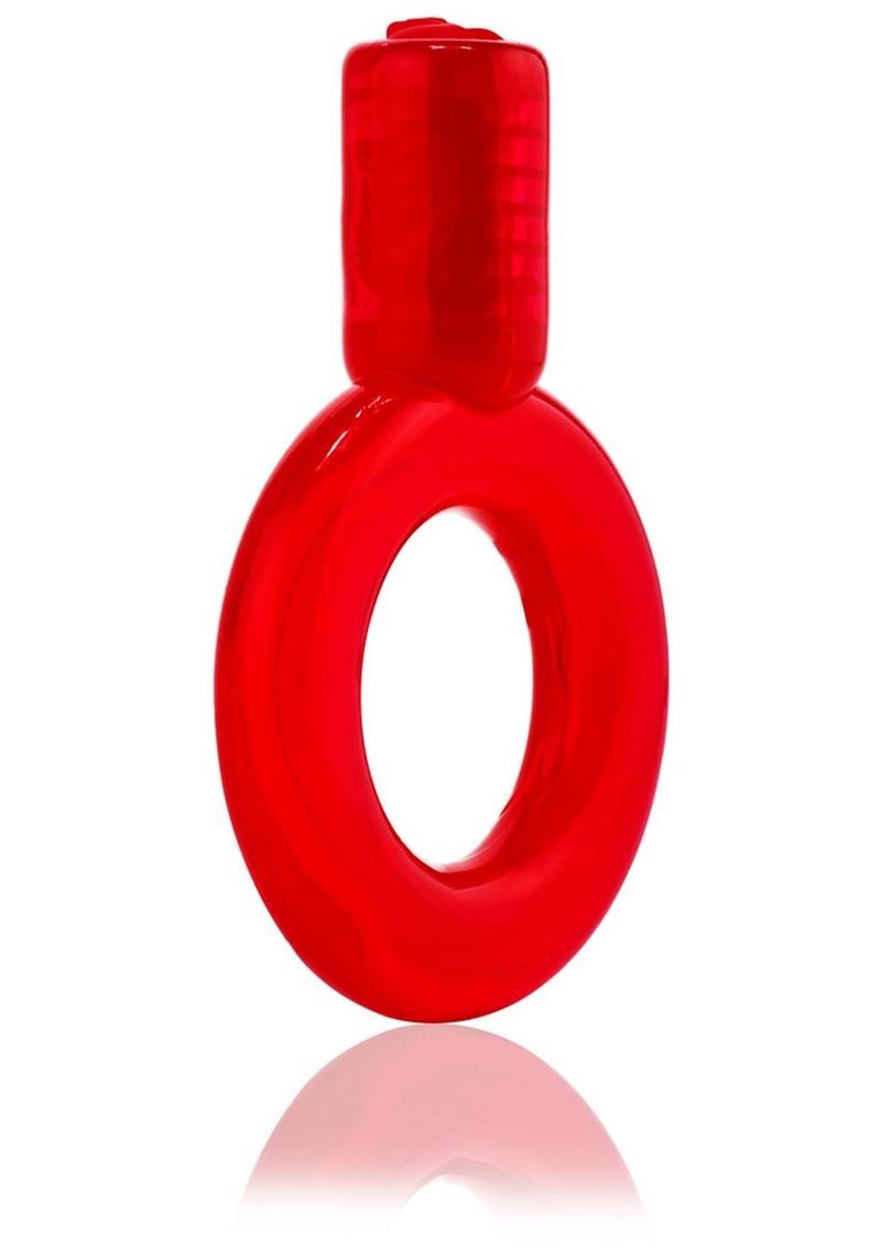 Go Vibe Ring Disposable Cock Ring - Red