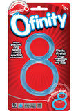 Ofinity Super Stretchy Double Silicone Cock Ring Waterproof - Blue