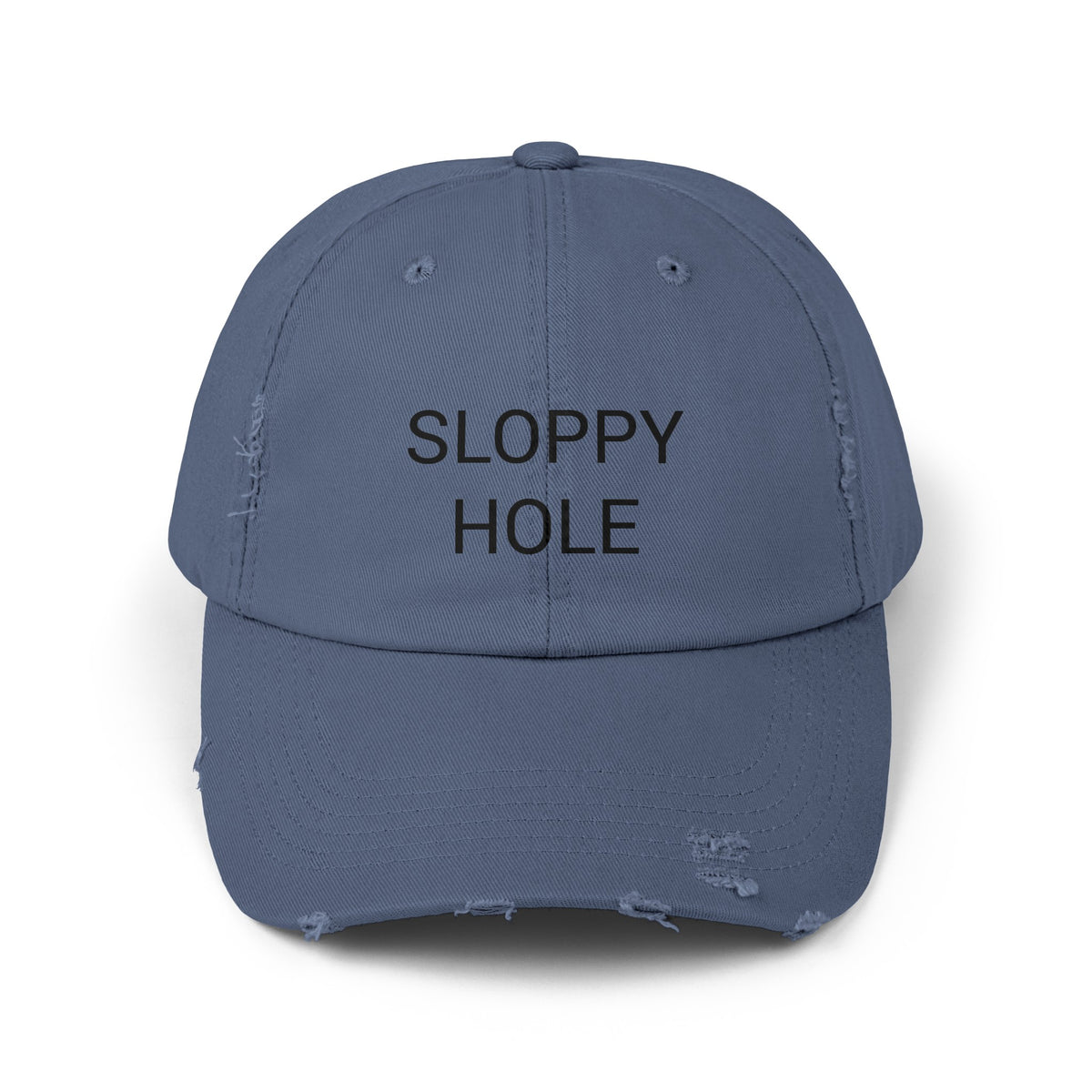 SLOPPY HOLE Distressed Cap in 6 colors