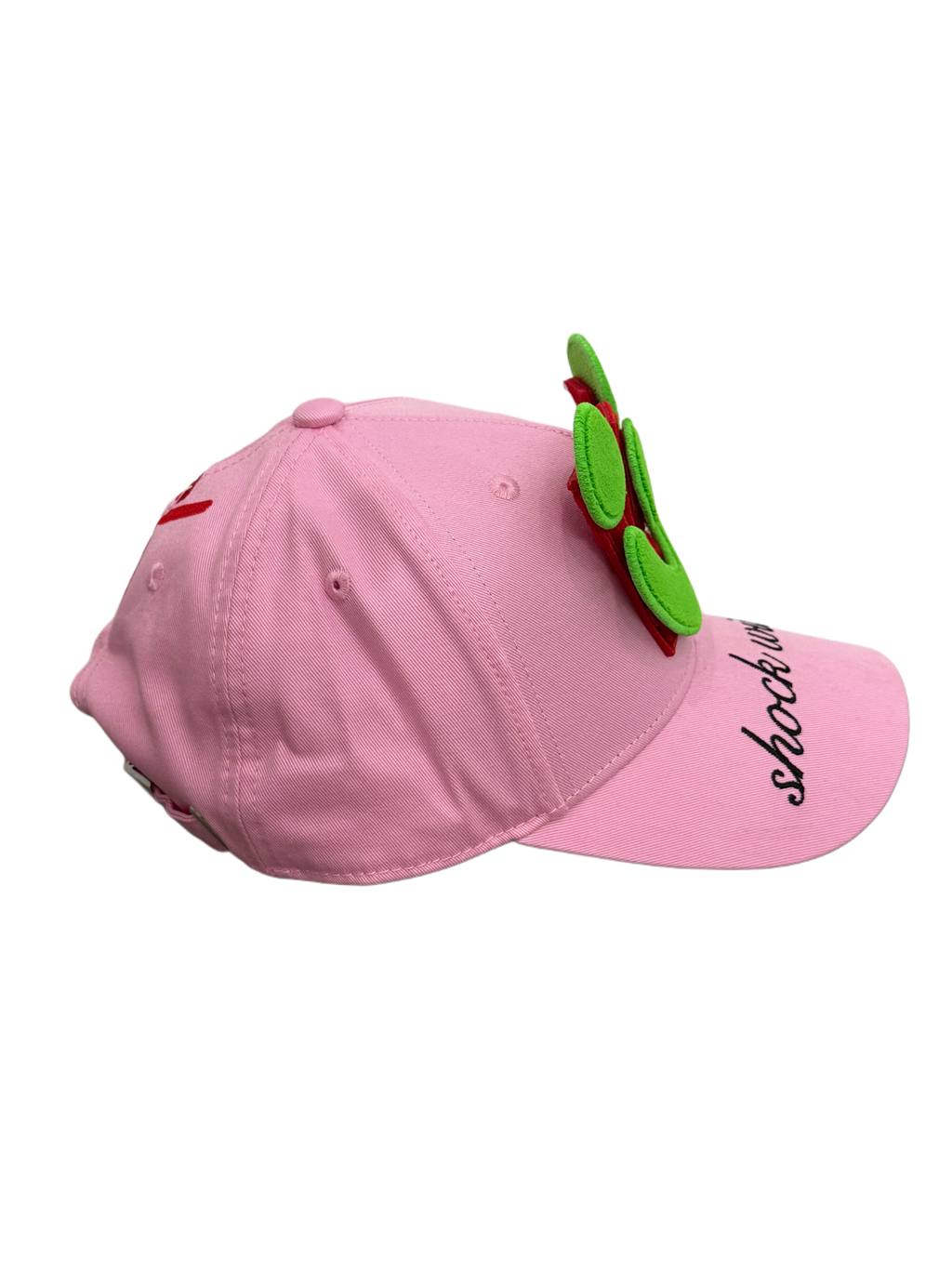 Smiley Cap in Pink by Walter van Beirendonck