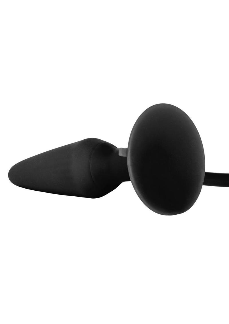 Booty Call Silicone Booty Pumper Butt Plug - Medium - Black