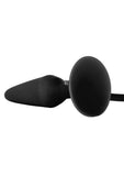 Booty Call Silicone Booty Pumper Butt Plug - Medium - Black