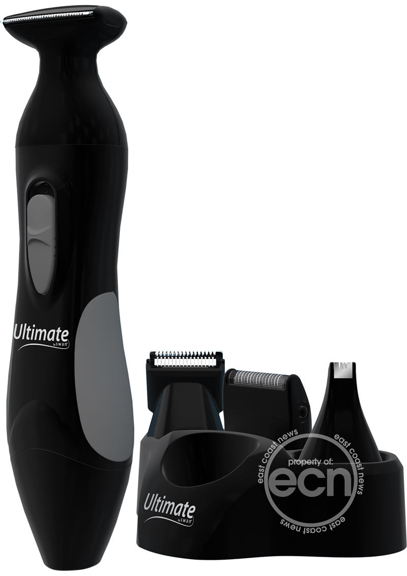 Swan The All In One Ultimate Personal Shaver Kit For Men - Black