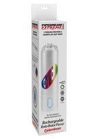 Pipedream Extreme Toyz Rechargeable Roto-Bator Pussy Masturbator - Pussy - White/Clear/Multi