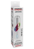 Pipedream Extreme Toyz Rechargeable Roto-Bator Pussy Masturbator - Pussy - White/Clear/Multi