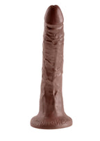 King Cock Dildo 7in - Chocolate