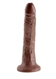 King Cock Dildo 7in - Chocolate