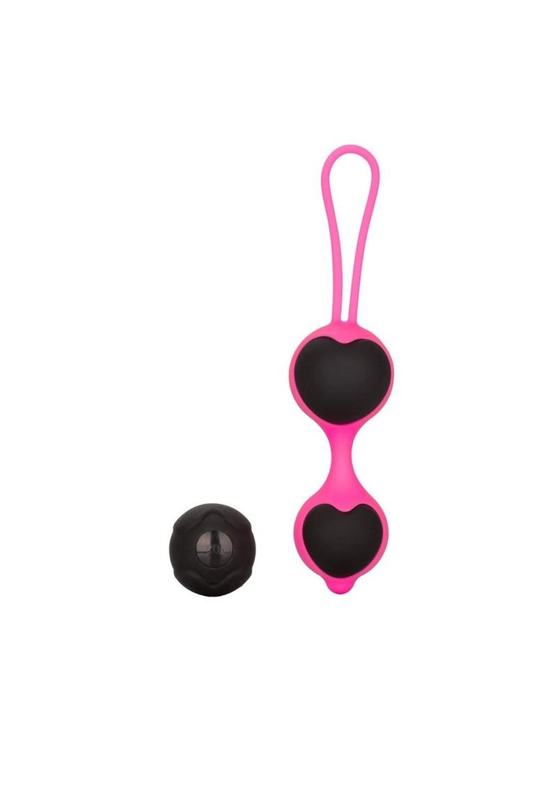 Cocolicious Silicone Trainer Kegel Balls - Black/Pink