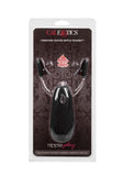 Nipple Play Vibrating Warming Nipple Teasers with Wired Remote Control - Black