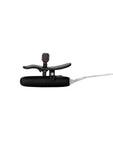 Nipple Play Vibrating Warming Nipple Teasers with Wired Remote Control - Black