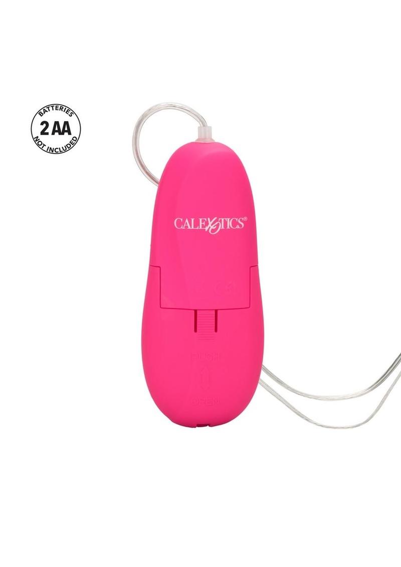 Nipple Play Vibrating Warming Nipple Teasers with Wired Remote Control - Pink