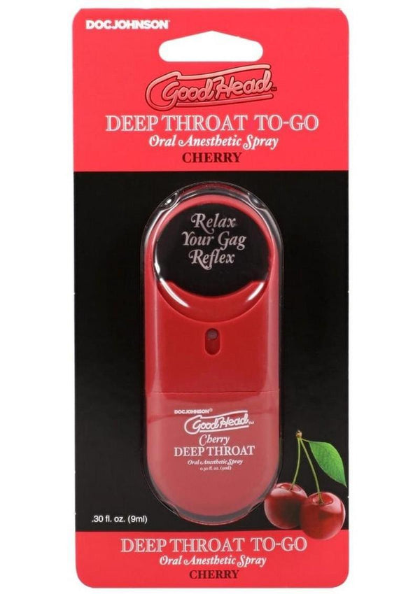 GoodHead Deep Throat To-Go Oral Anesthetic Spray - Cherry .30oz