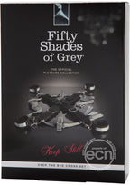 Fifty Shades of Grey Keep Still Over the Bed Cross Restraint - Silver