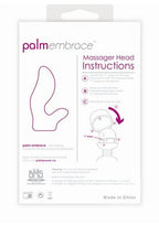 PalmEmbrace Silicone Massager Head Attachment - Pink
