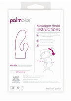 PalmBliss Silicone Massager Head Attachment - Pink