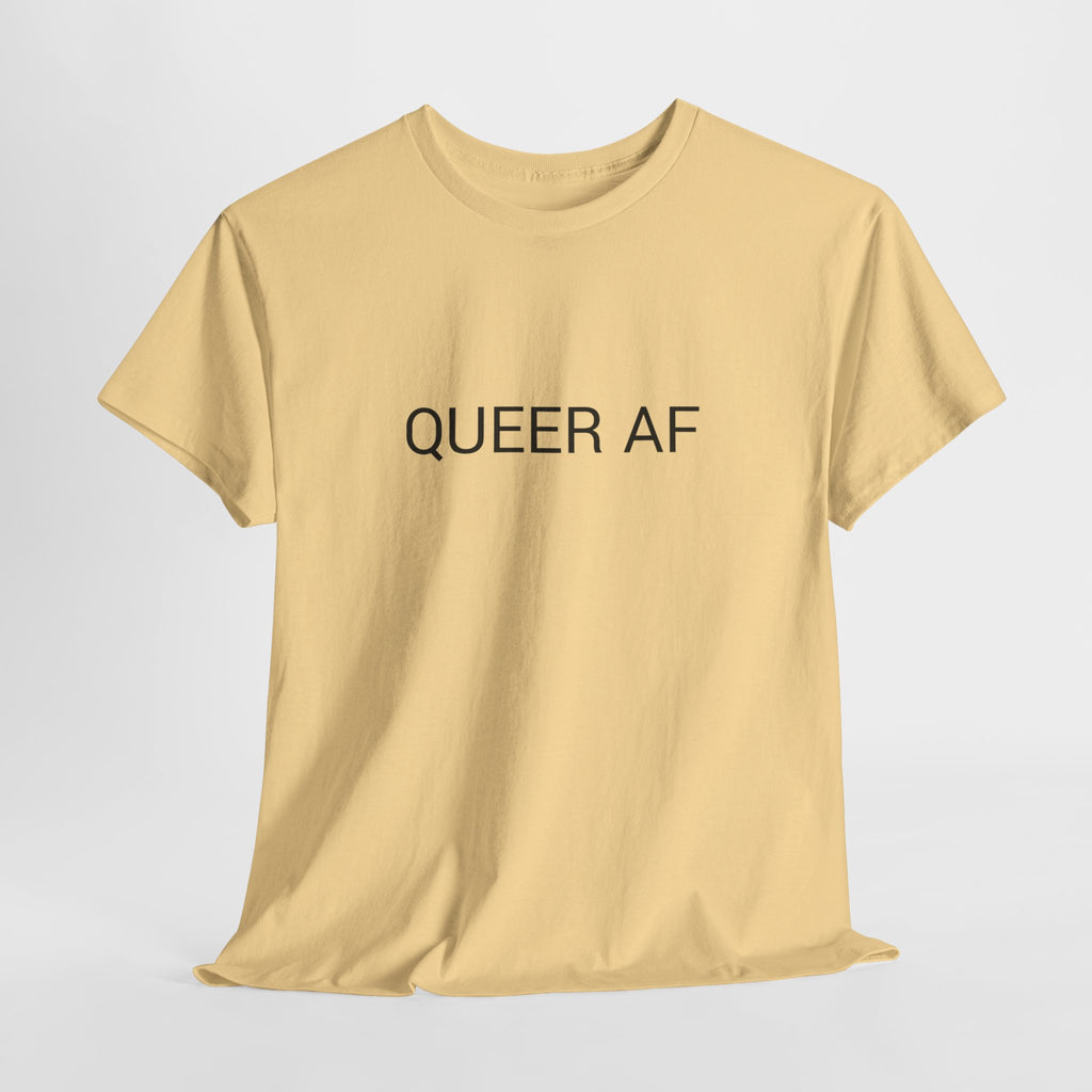 QUEER AF TEE BY CULTUREEDIT AVAILABLE IN 13 COLORS