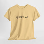 QUEER AF TEE BY CULTUREEDIT AVAILABLE IN 13 COLORS