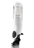 Pipedream Extreme Toyz Rechargeable Mega-Bator Pussy Masturbator - Pussy - White/Clear