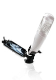 Pipedream Extreme Toyz Rechargeable Mega-Bator Pussy Masturbator - Pussy - White/Clear