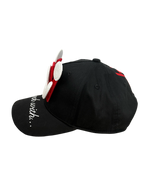 Smiley Cap in Black by Walter van Beirendonck