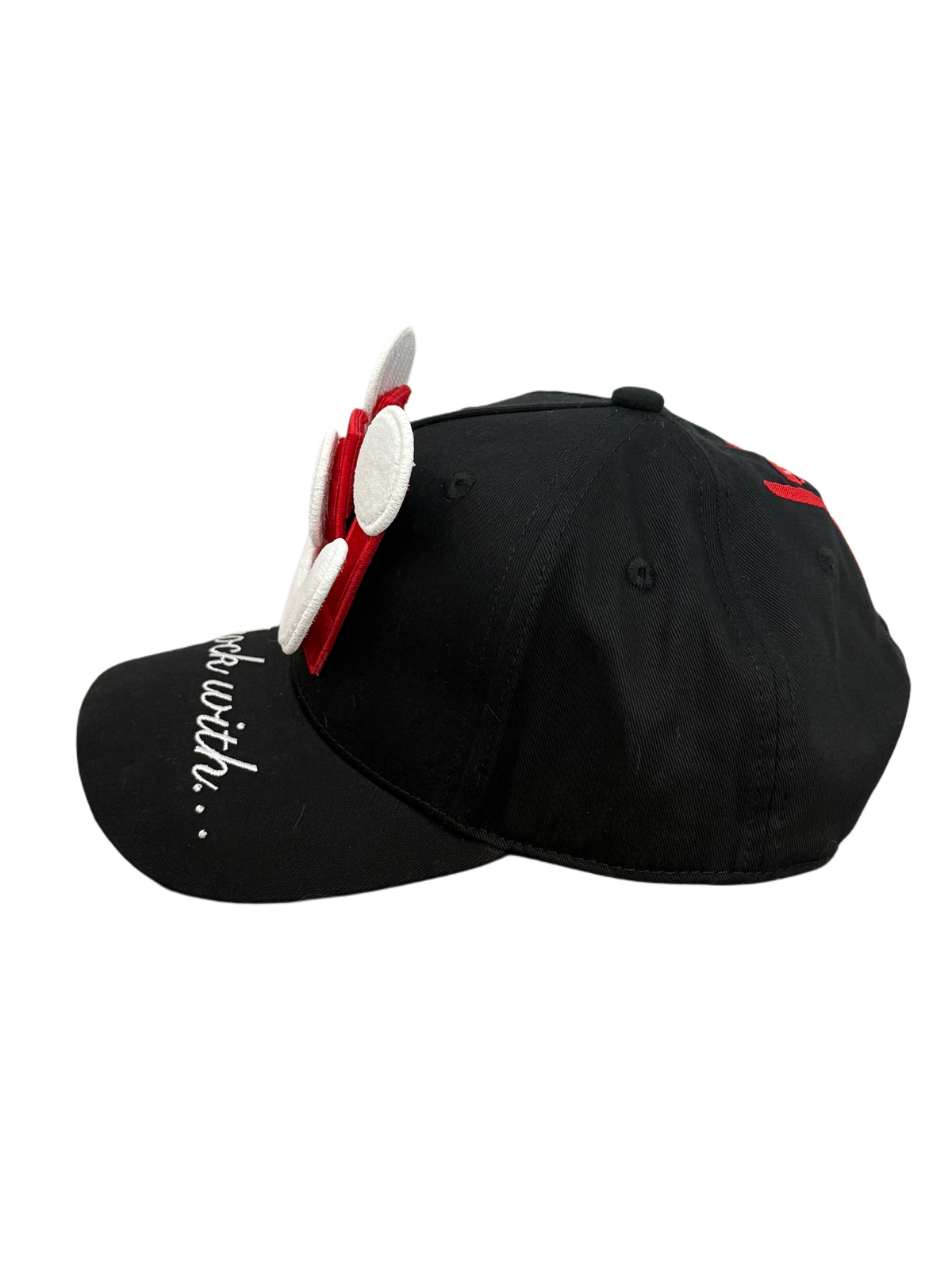 Smiley Cap in Black by Walter van Beirendonck