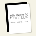 Happy Birthday to the Oldest Bastard.... Birthday Card