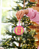Unsubscribe Needlepoint Ornament
