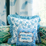 Nauti Needlepoint Pillow