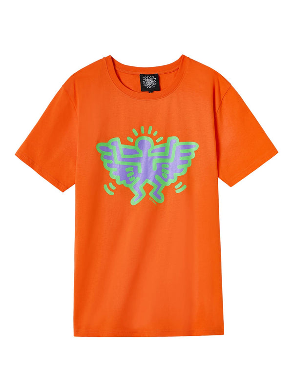 Keith Haring Pop Shop Angel X Batman T-Shirt