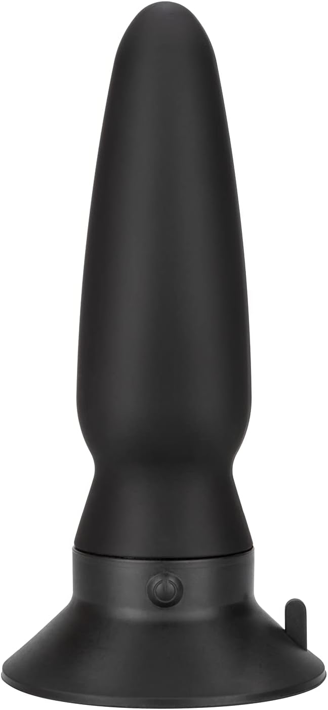 Eclipse Interchangeable Rechargeable Silicone Probe with Remote Control - Black