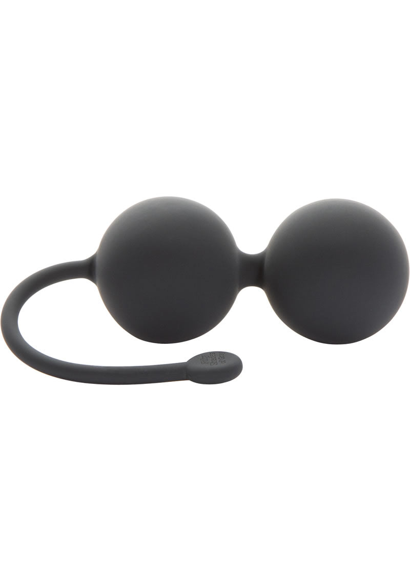 Fifty Shades of Grey Tighten and Tense Silicone Jiggle Balls - Black