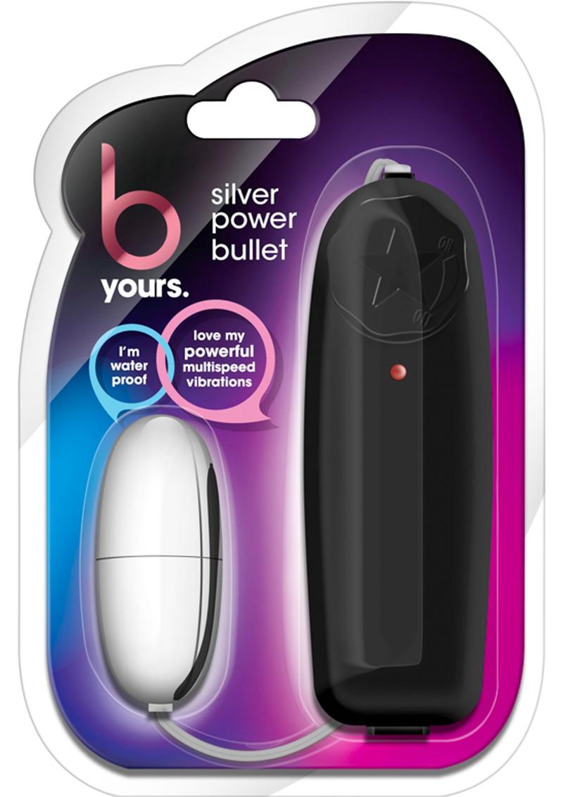 B Yours Silver Power Bullet with Wired Remote Control - Black