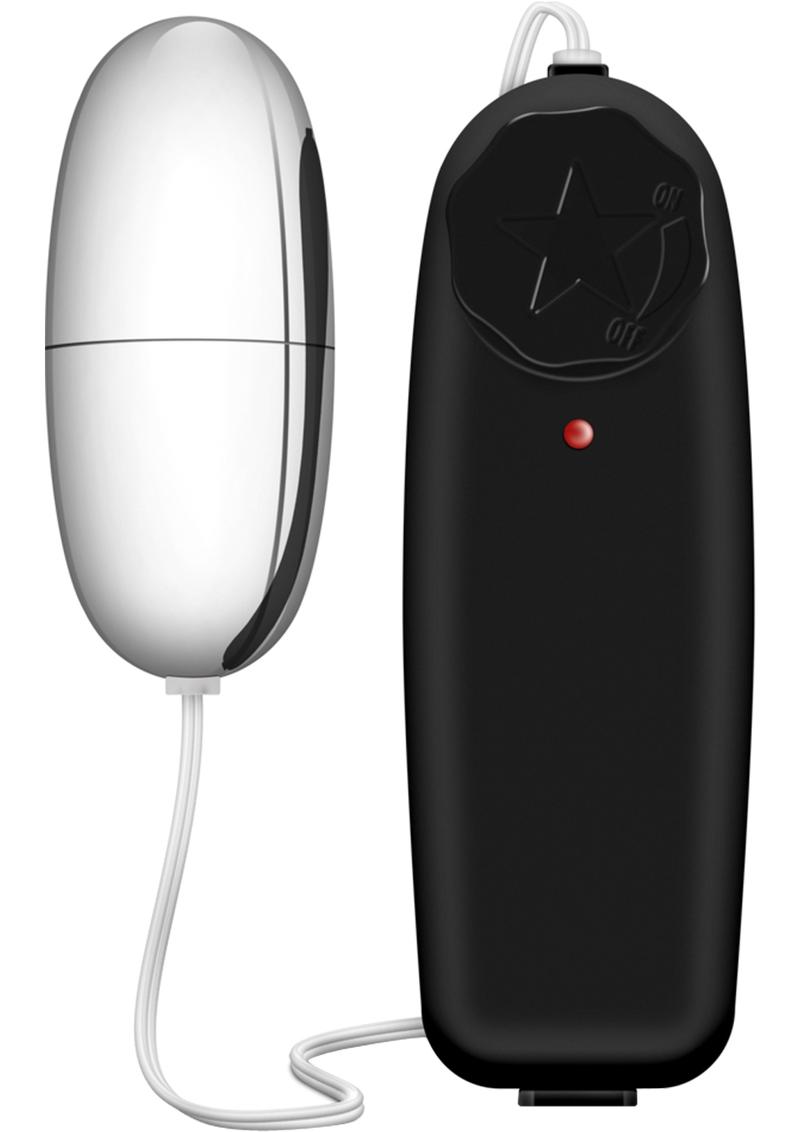 B Yours Silver Power Bullet with Wired Remote Control - Black
