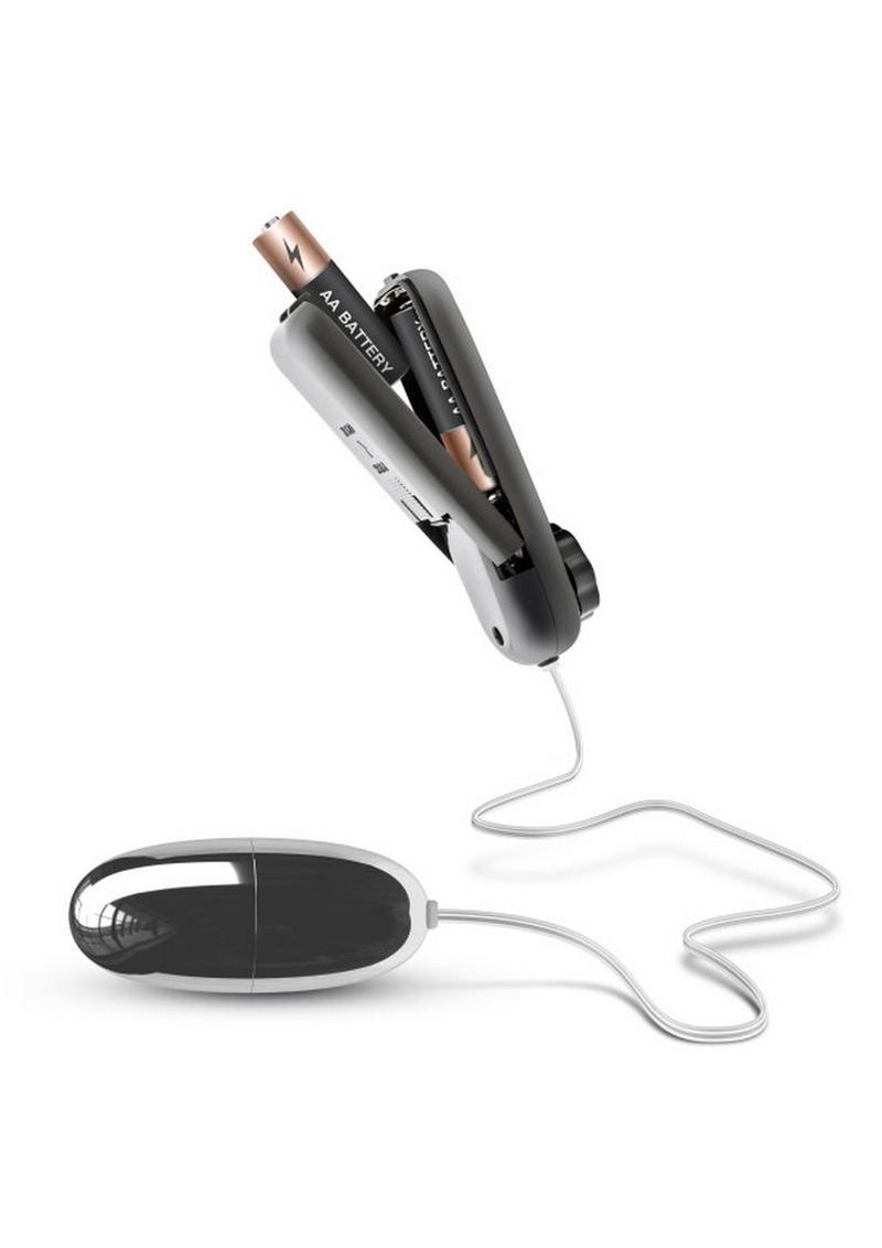 B Yours Silver Power Bullet with Wired Remote Control - Black