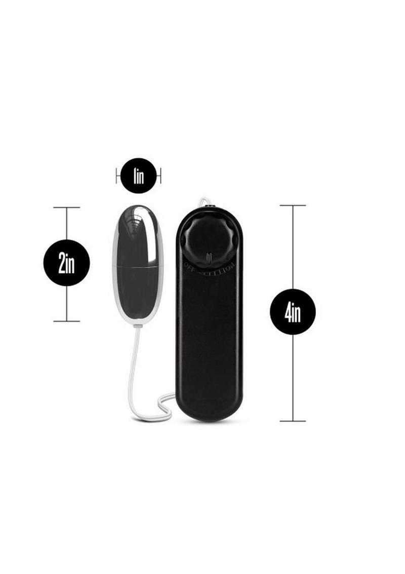 B Yours Silver Power Bullet with Wired Remote Control - Black