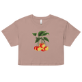 White Cherries Crop Top