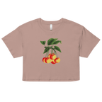White Cherries Crop Top