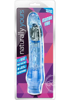 Naturally Yours Mambo Vibrating Dildo 9in - Blue