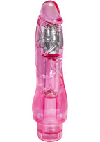 Naturally Yours Fantasy Vibrating Dildo 8.5in - Pink