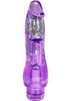 Naturally Yours Fantasy Vibrating Dildo 8.5in - Purple