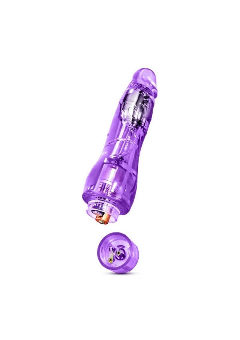 Naturally Yours Fantasy Vibrating Dildo 8.5in - Purple