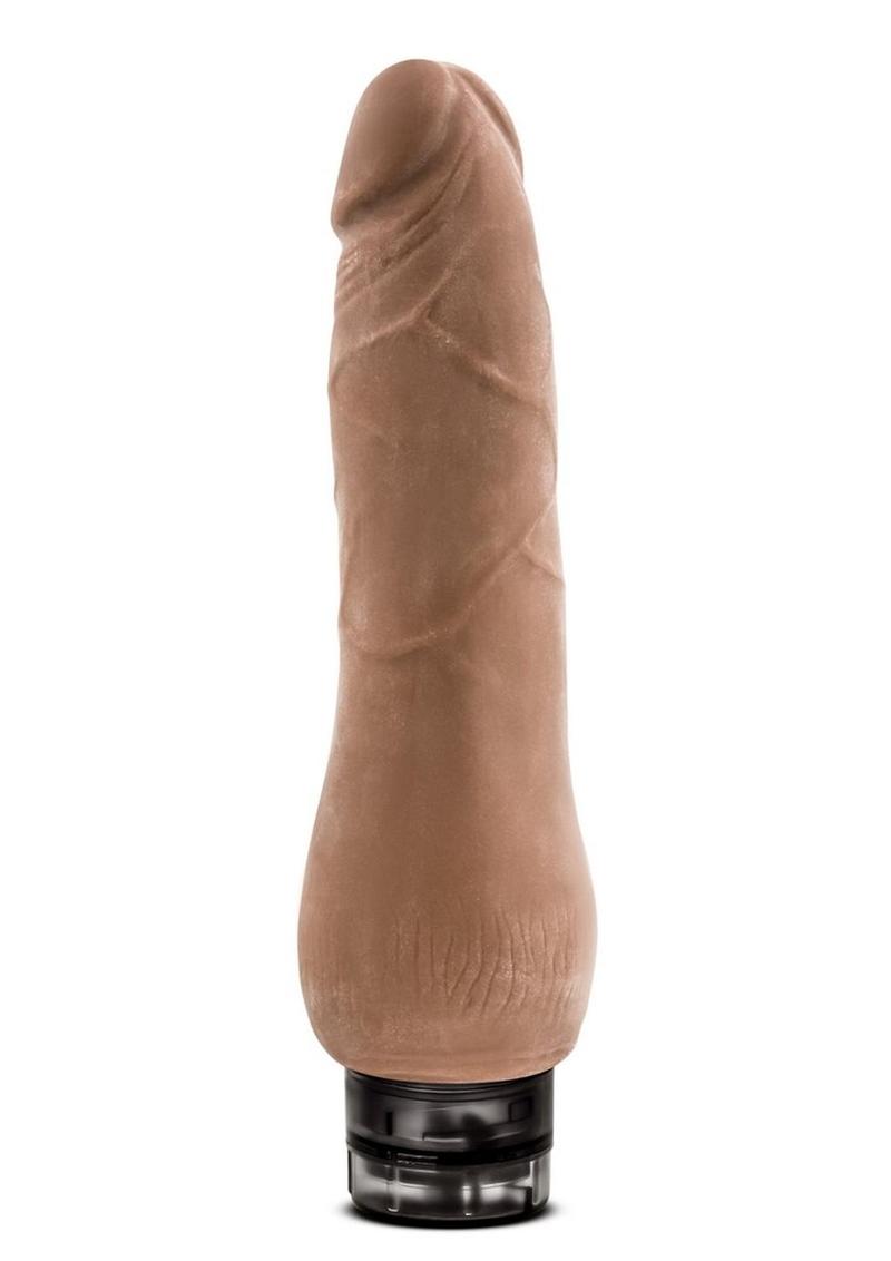 Au Naturel Tomas Vibrating Dildo 9in - Caramel