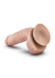 X5 Hard on Dildo With Balls 8.75in - Vanilla
