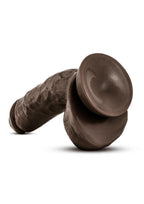 X5 Hard on Dildo with Balls 8.75in - Caramel