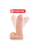 X5 Plus Cock Dildo with Balls 5.5in - Vanilla
